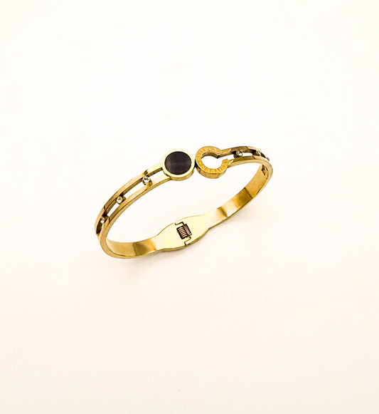 Dual-Tone Charm Bracelet