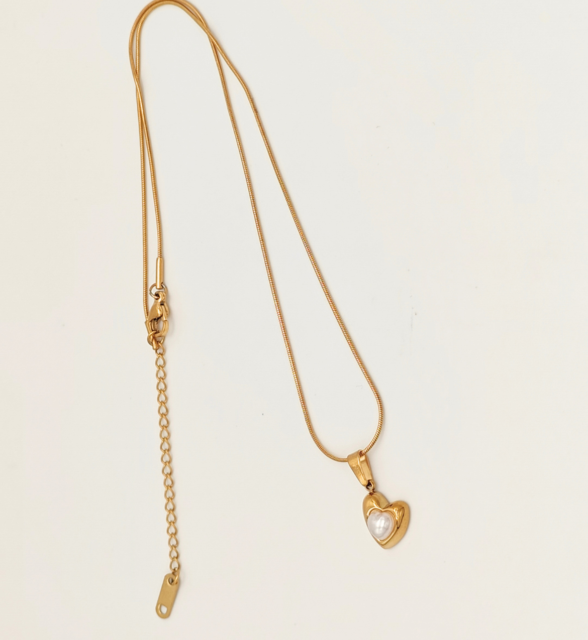 Heart-Shaped Pearl Pendant