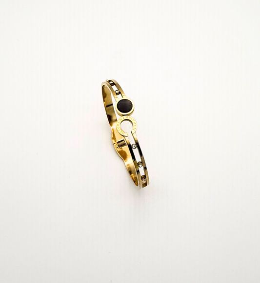 Dual-Tone Charm Bracelet