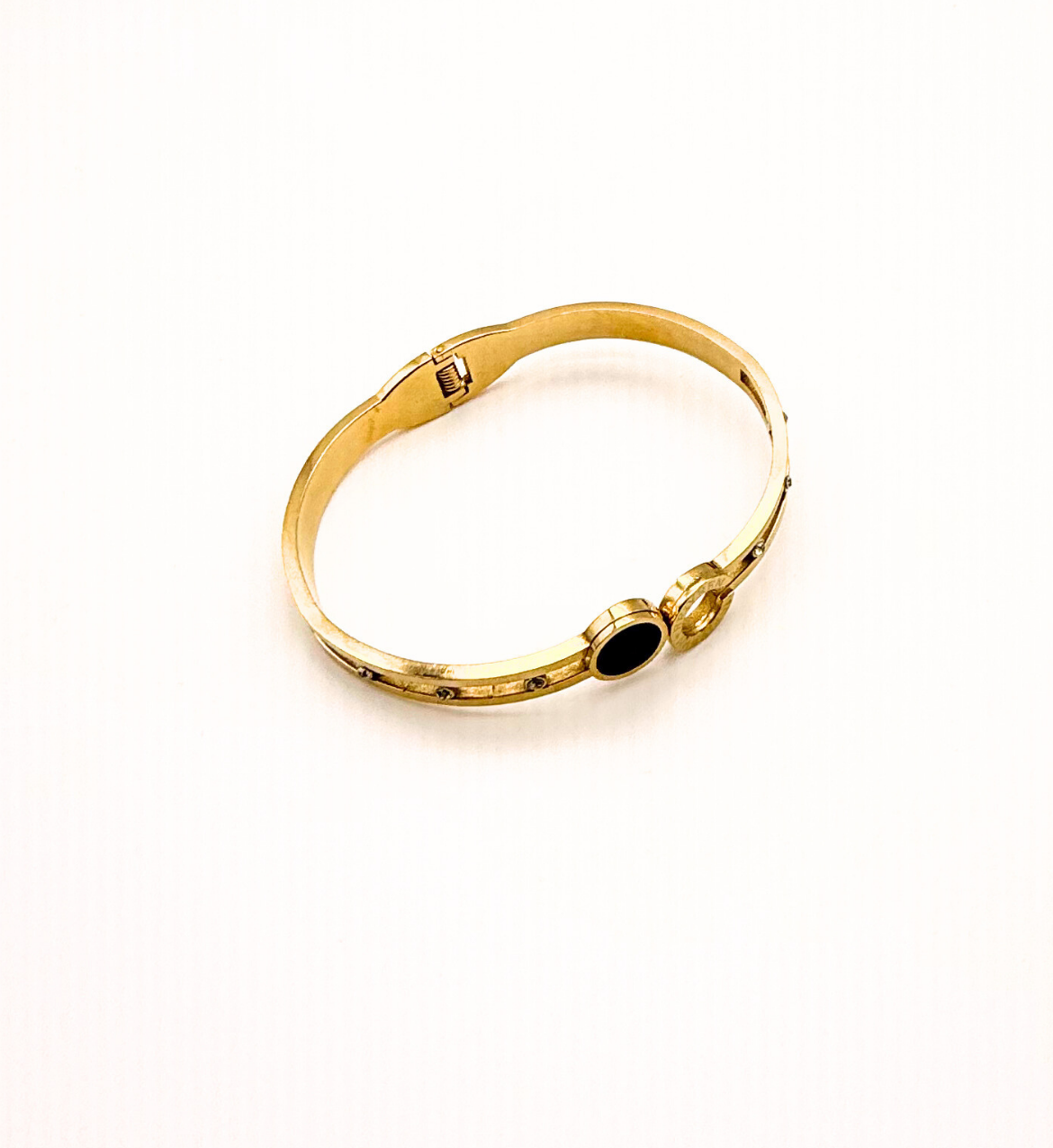 Dual-Tone Charm Bracelet