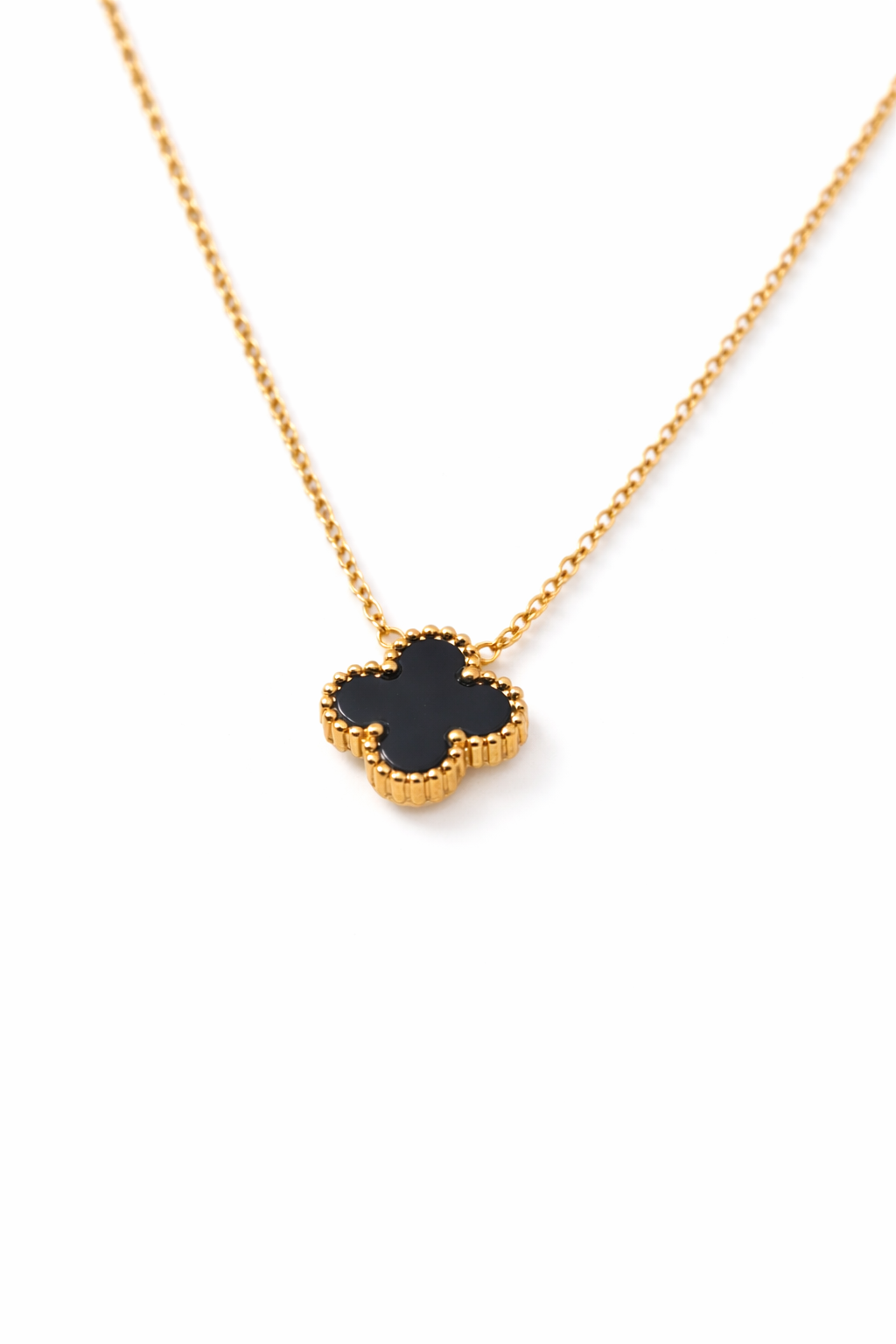 Black Flower Pendant