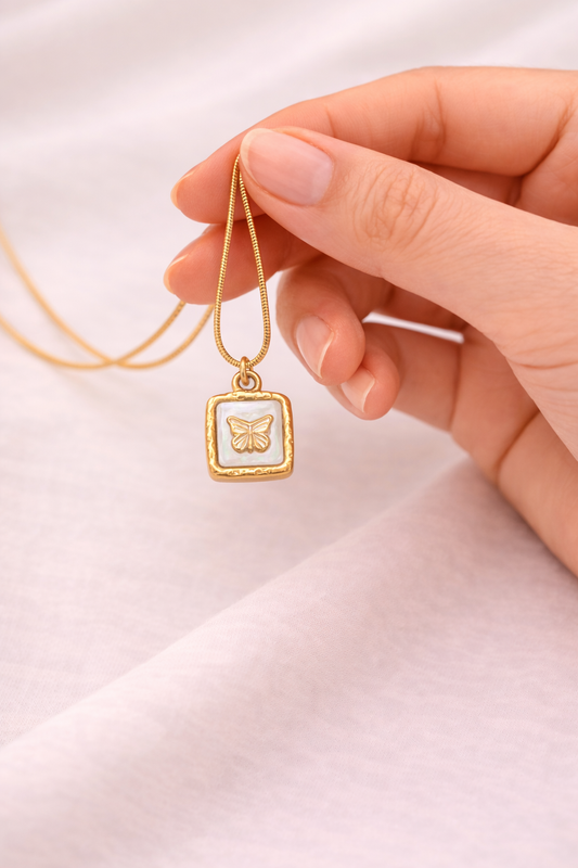 Butterfly Emblem Pendant