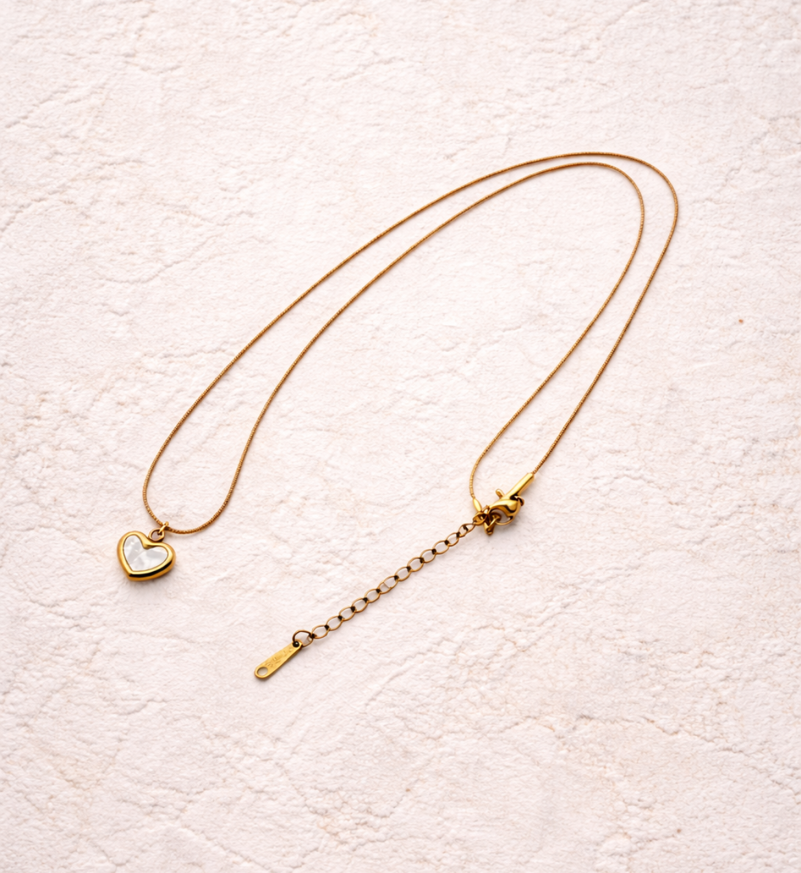 Mother-of-Pearl Heart Pendant