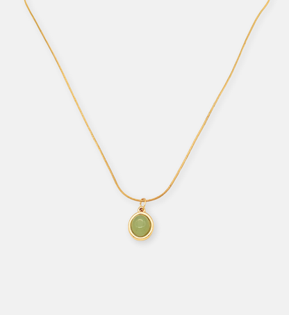 Green Single Stone Pendant