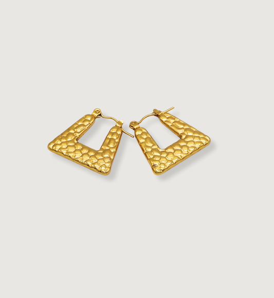 Geometric Textured Hoops
