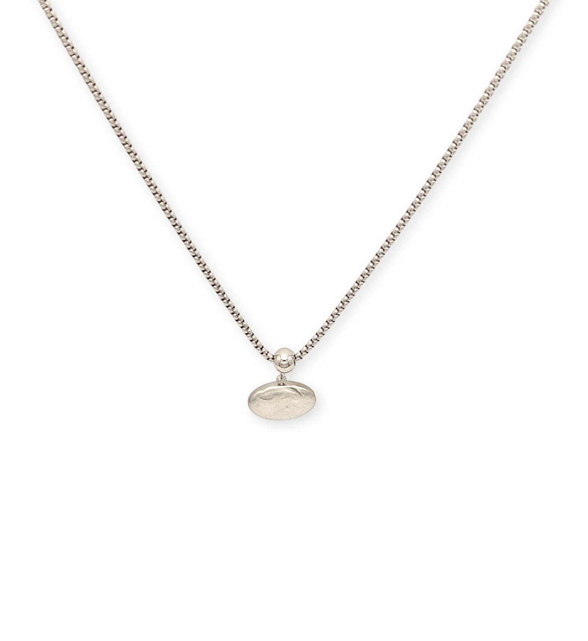 Classic Silver Pendant Necklace