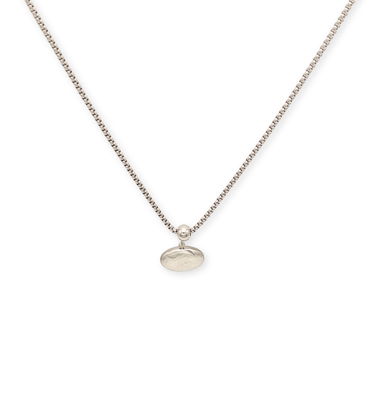 Classic Silver Pendant Necklace