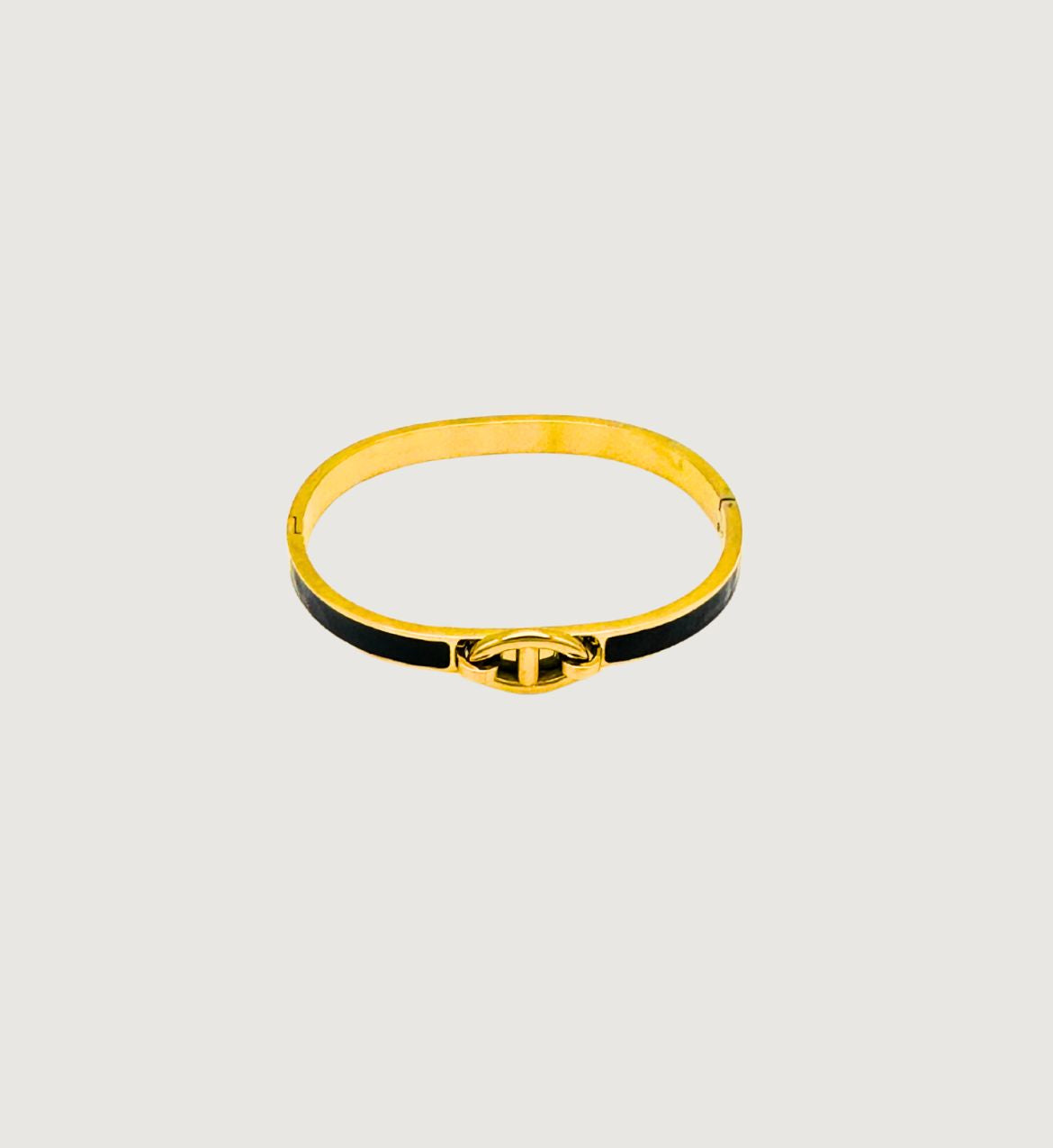 Gold and Black Anti-Tarnish Bracelet