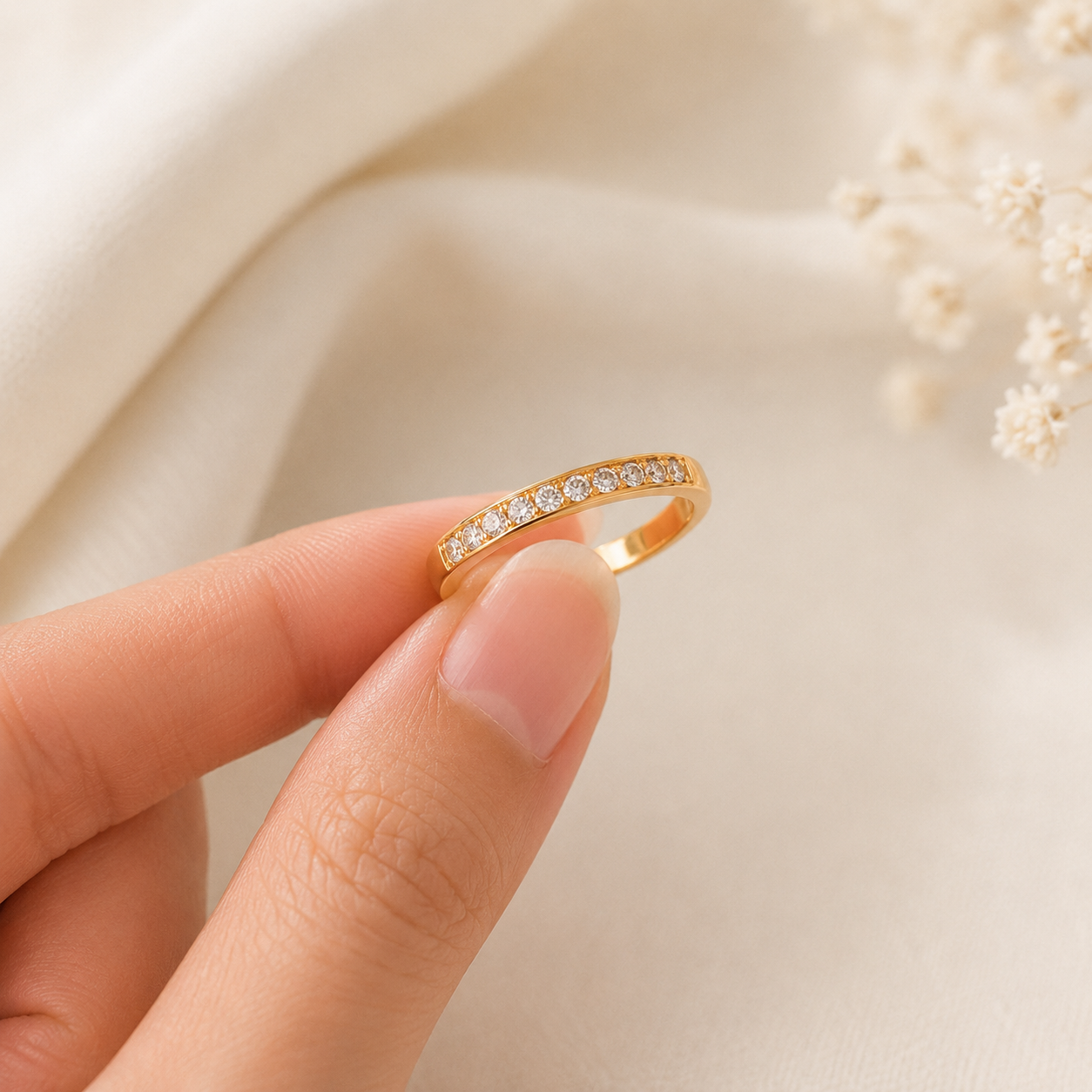 Crystal Band Ring