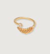 Gold Leaf-Inspired Ring
