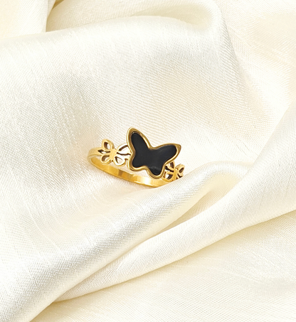 Gold Butterfly Ring