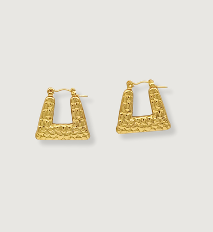 Geometric Textured Hoops