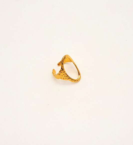 Textured Open Finger Ring