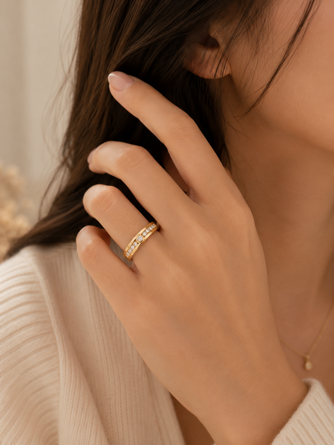 Crystal Band Ring