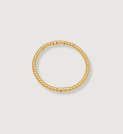 Gold Beaded Stretch Bracelet