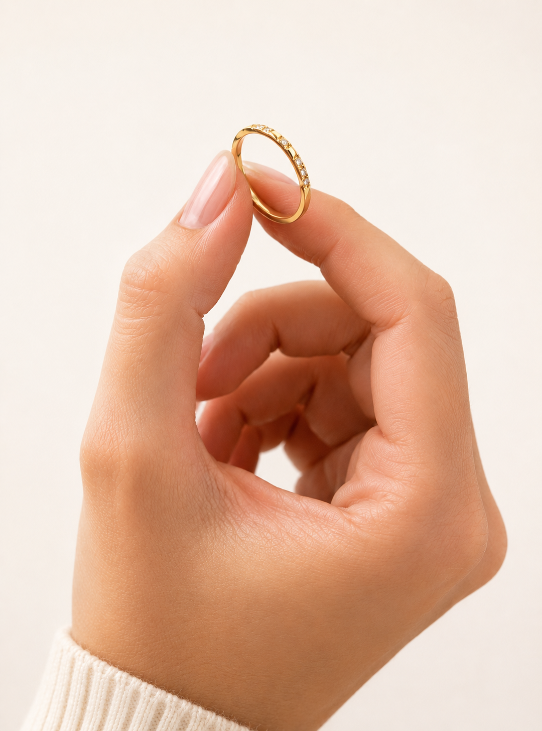 Crystal Line Ring