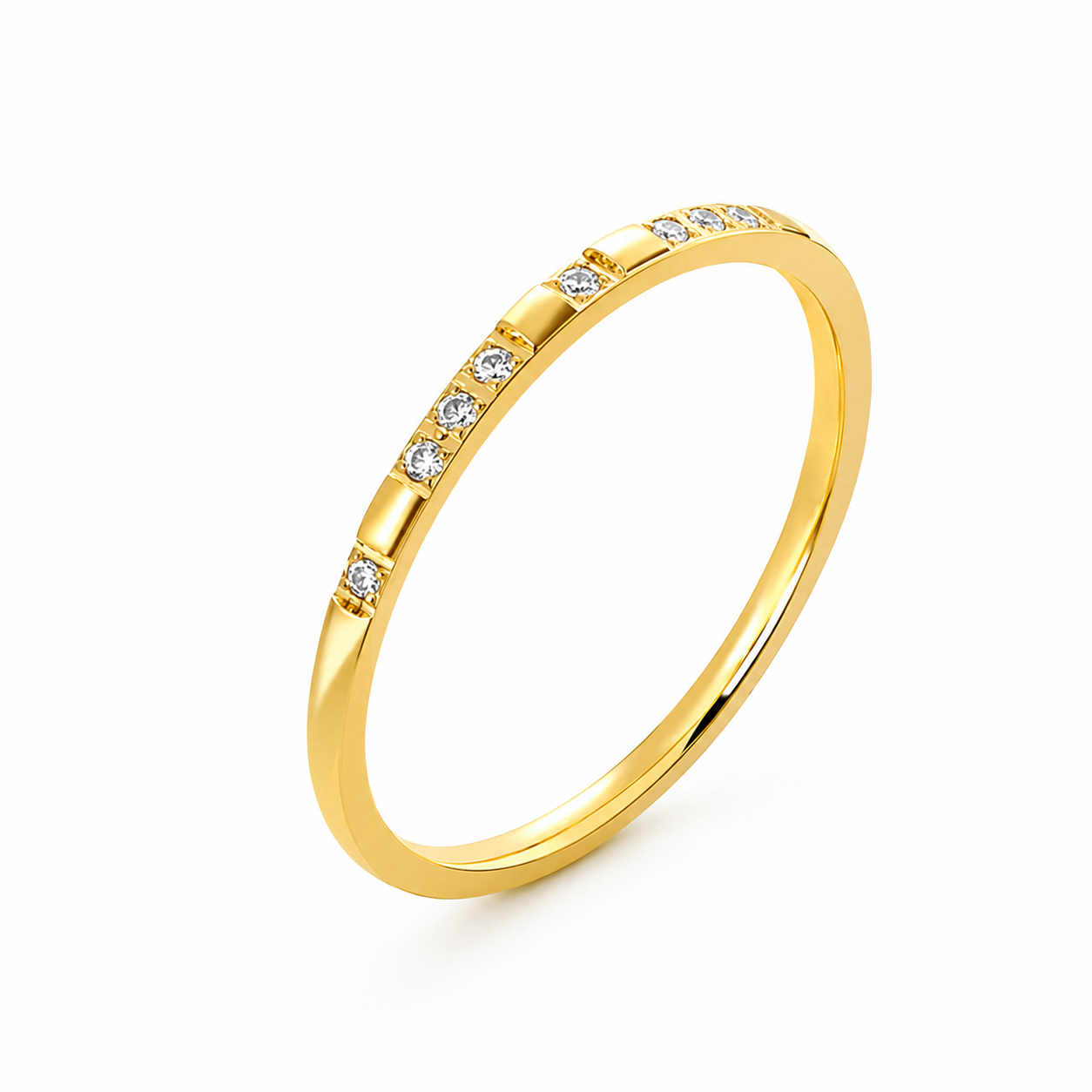 Crystal Line Ring
