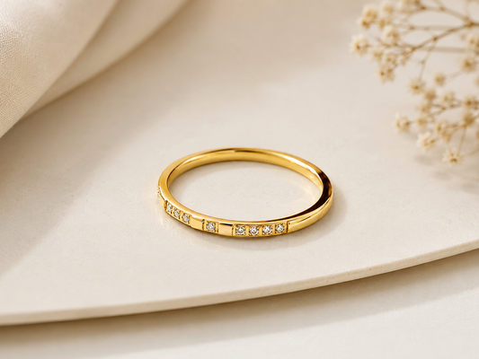 Crystal Line Ring