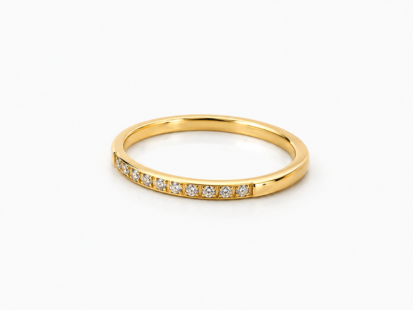 Classic Crystal Band Ring