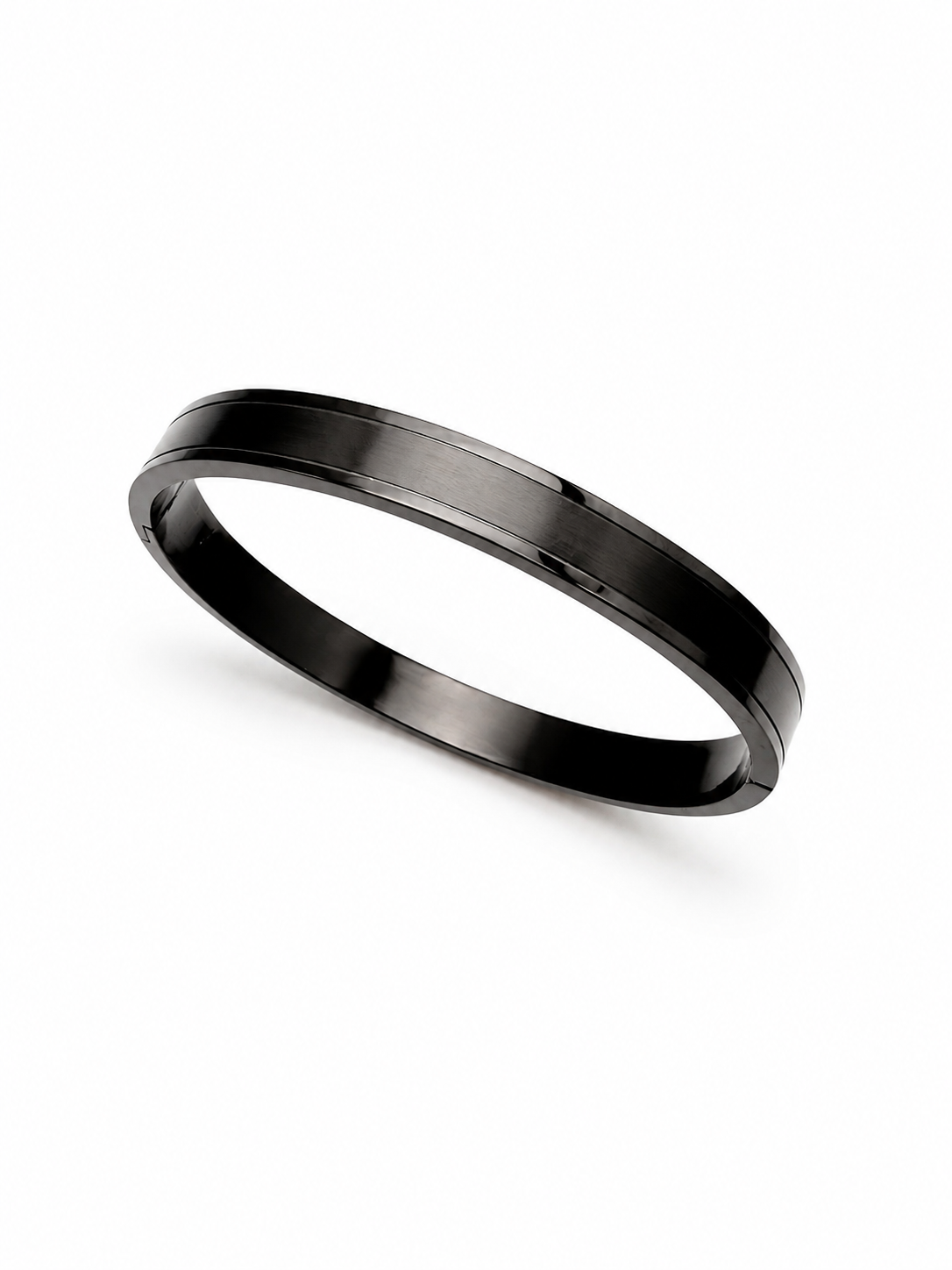 Matte Black Minimal Bangle