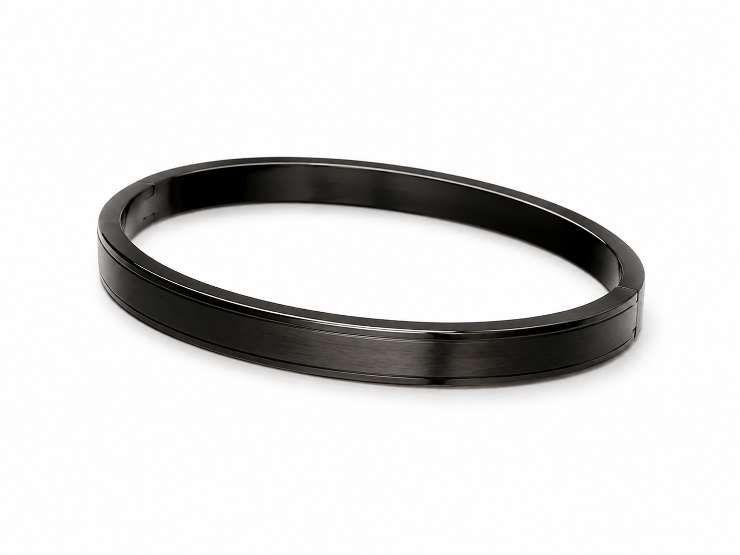 Matte Black Minimal Bangle