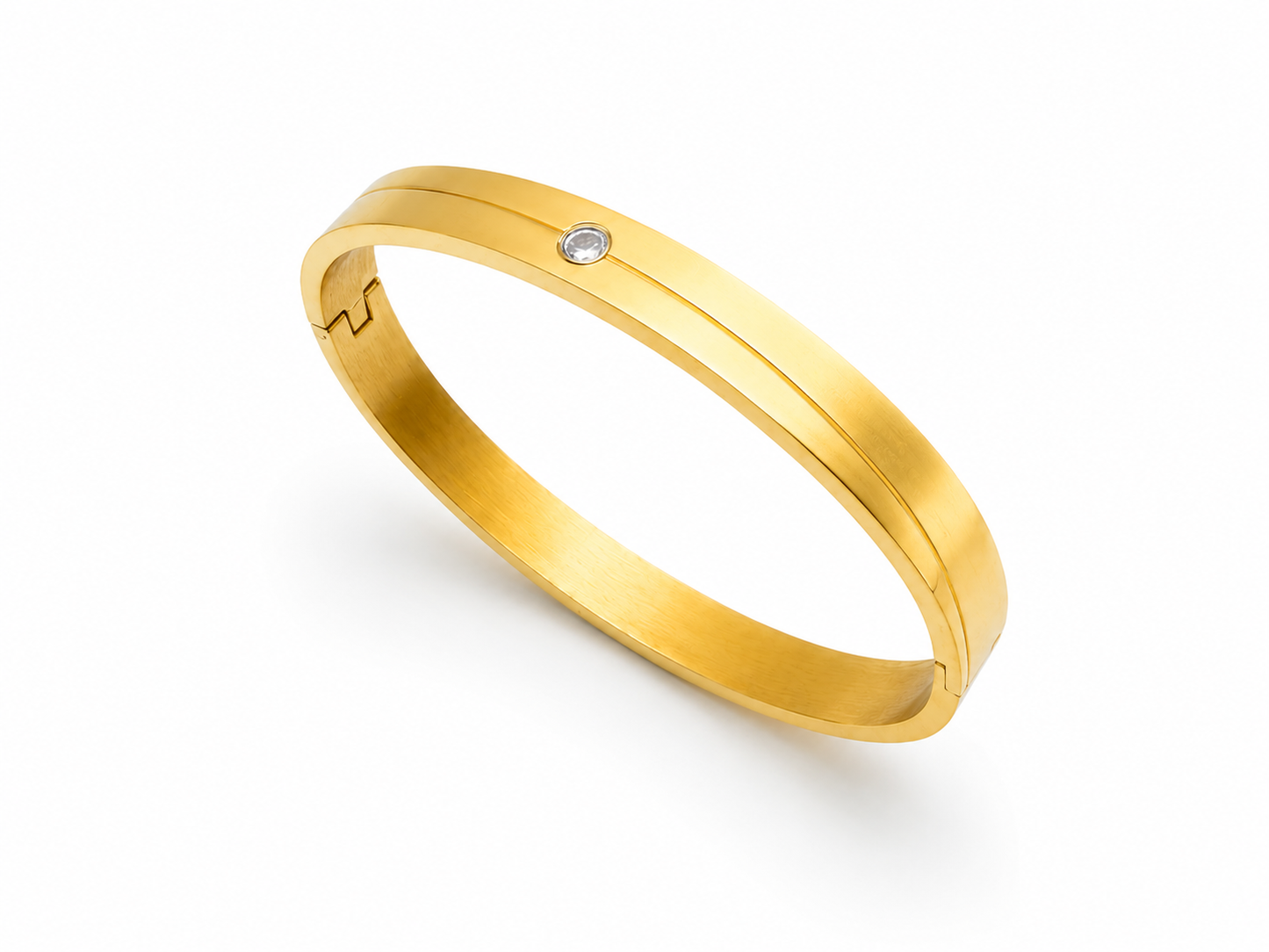 Gold Crystal Minimal Bracelet
