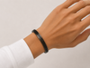 Greek Pattern Black Bangle