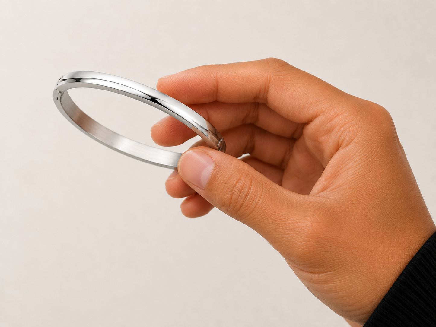 Classic Silver Cuff Bracelet