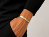 Dual-Tone Crystal Accent Bracelet