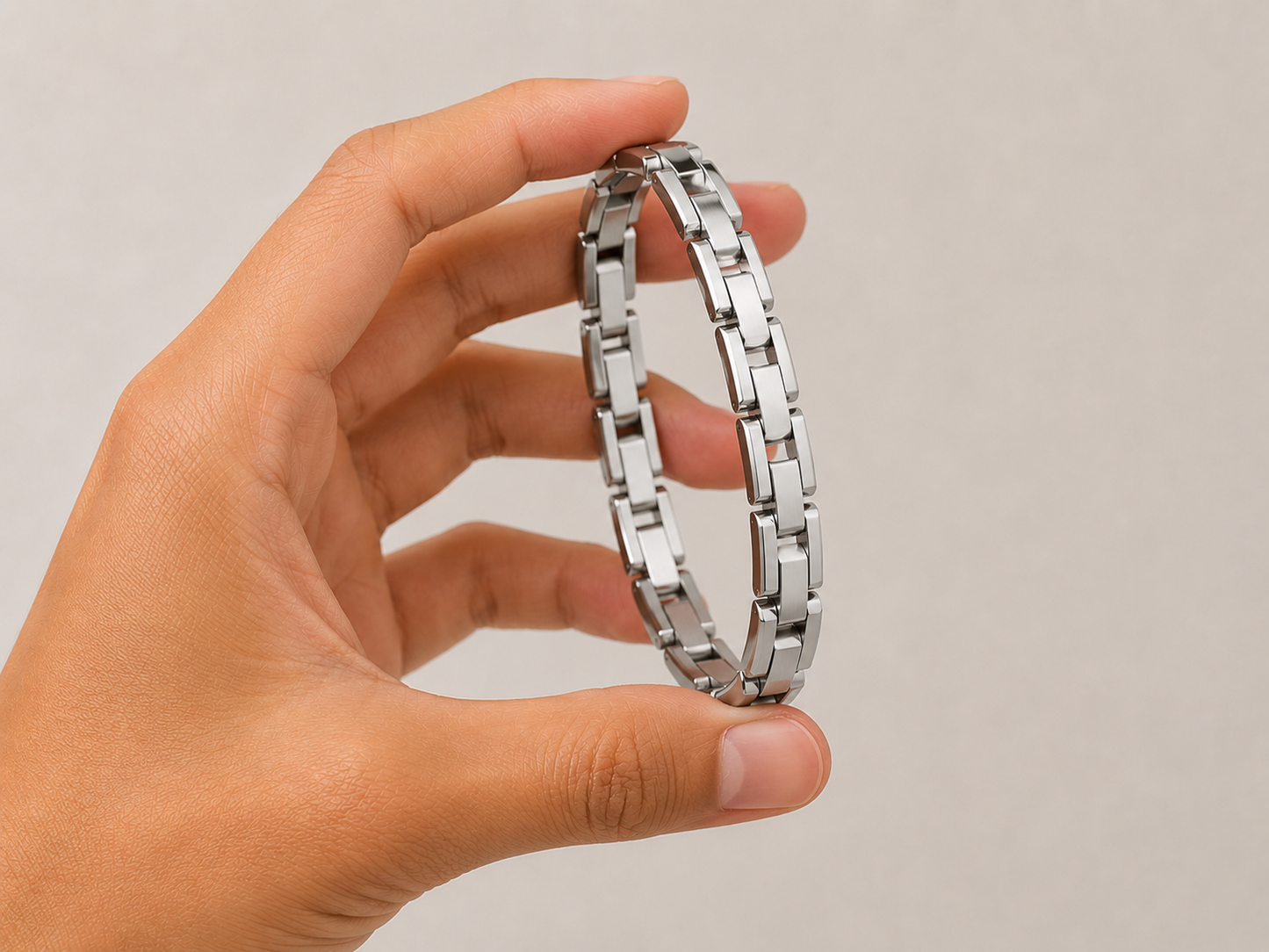 Contemporary Steel Bracelet