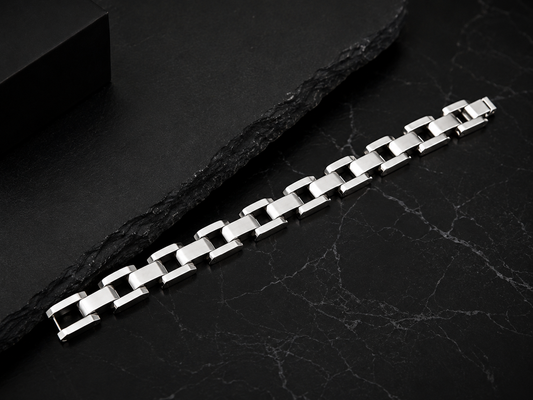 Contemporary Steel Bracelet