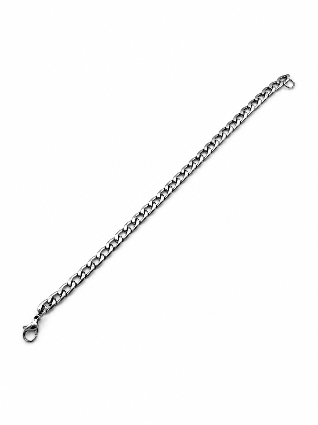 Minimal Silver Link Bracelet