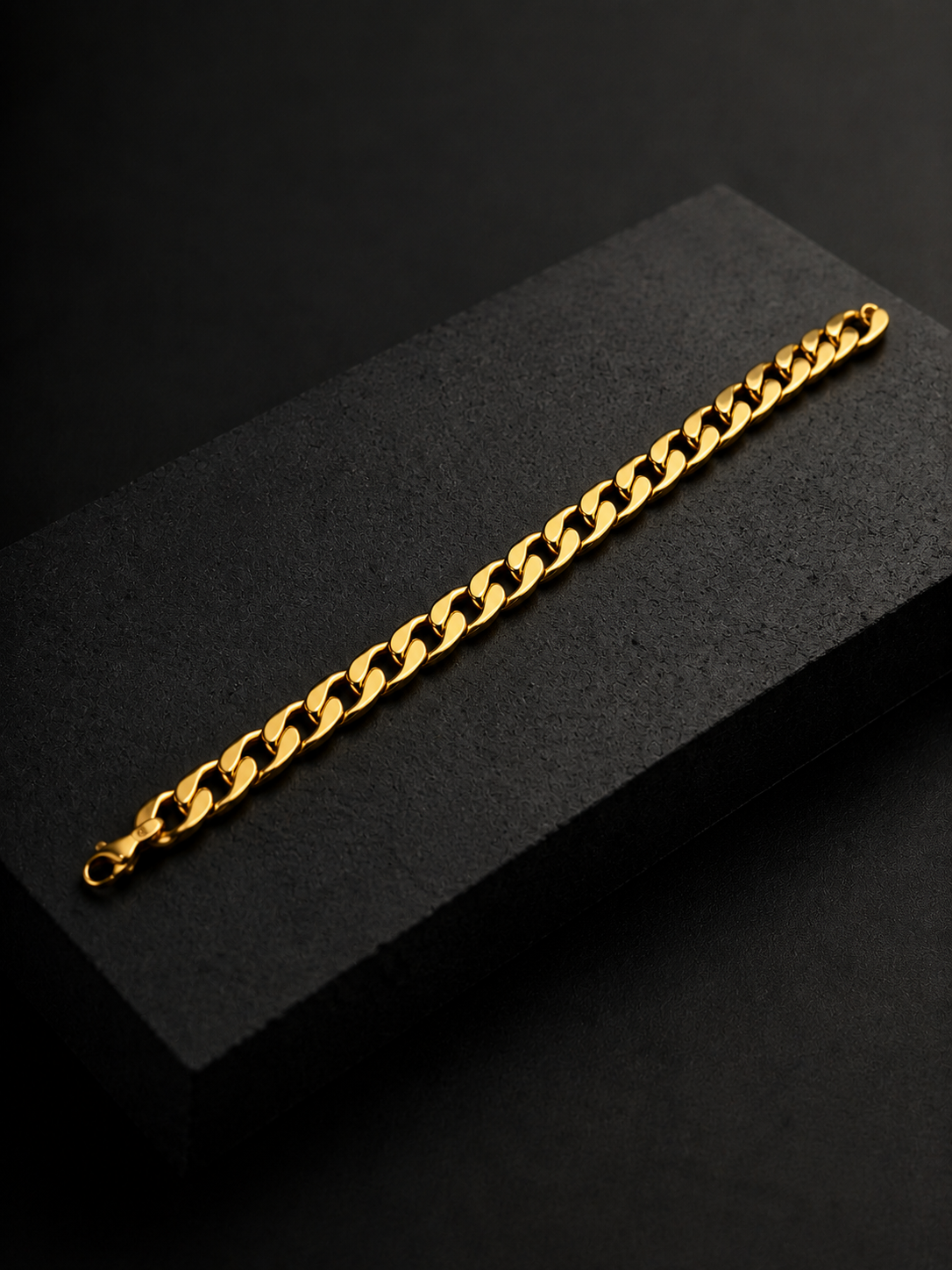 Gold Cuban Link Bracelet