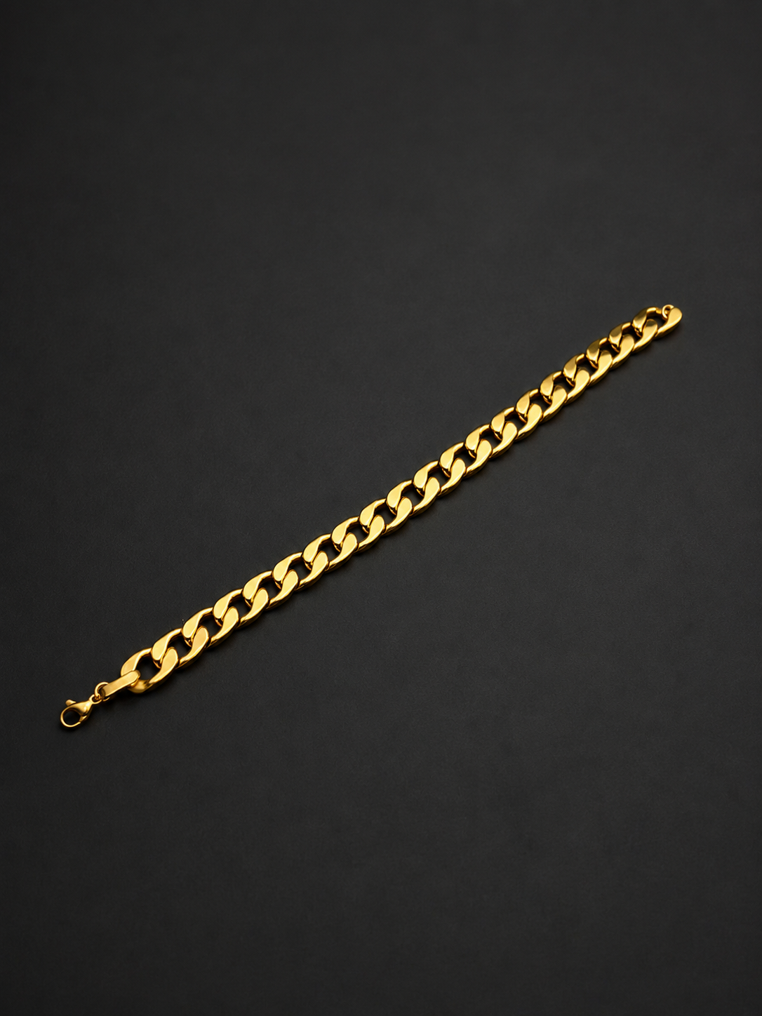Gold Cuban Link Bracelet