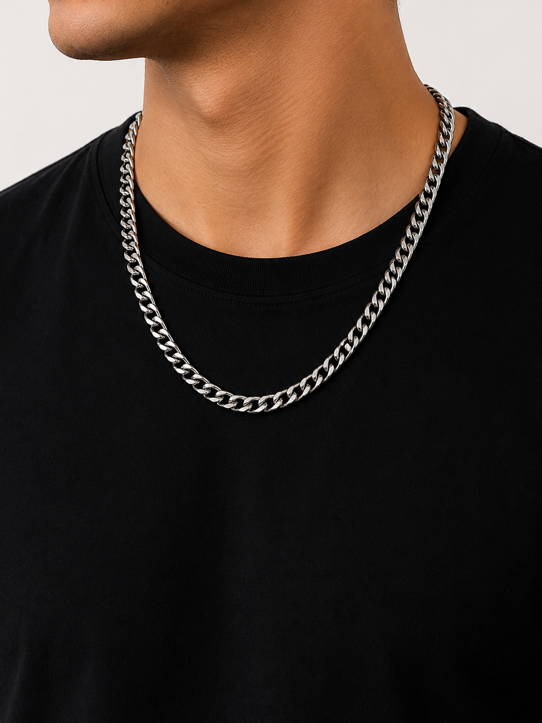 Silver Cuban Link Chain