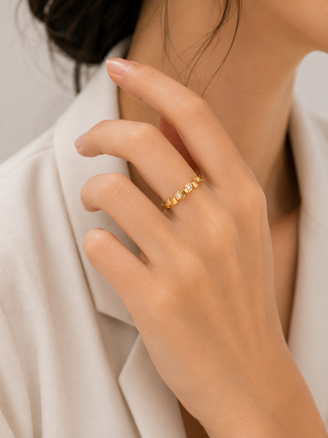 Geometric Crystal Ring