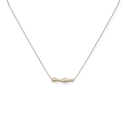 Minimal Bar Silver Necklace