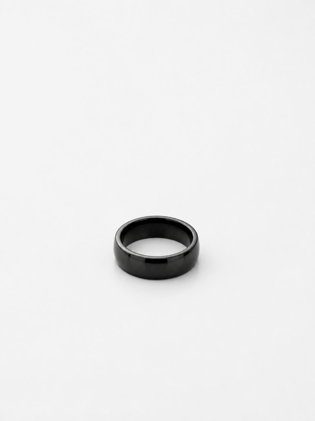 Classic Black Band Ring