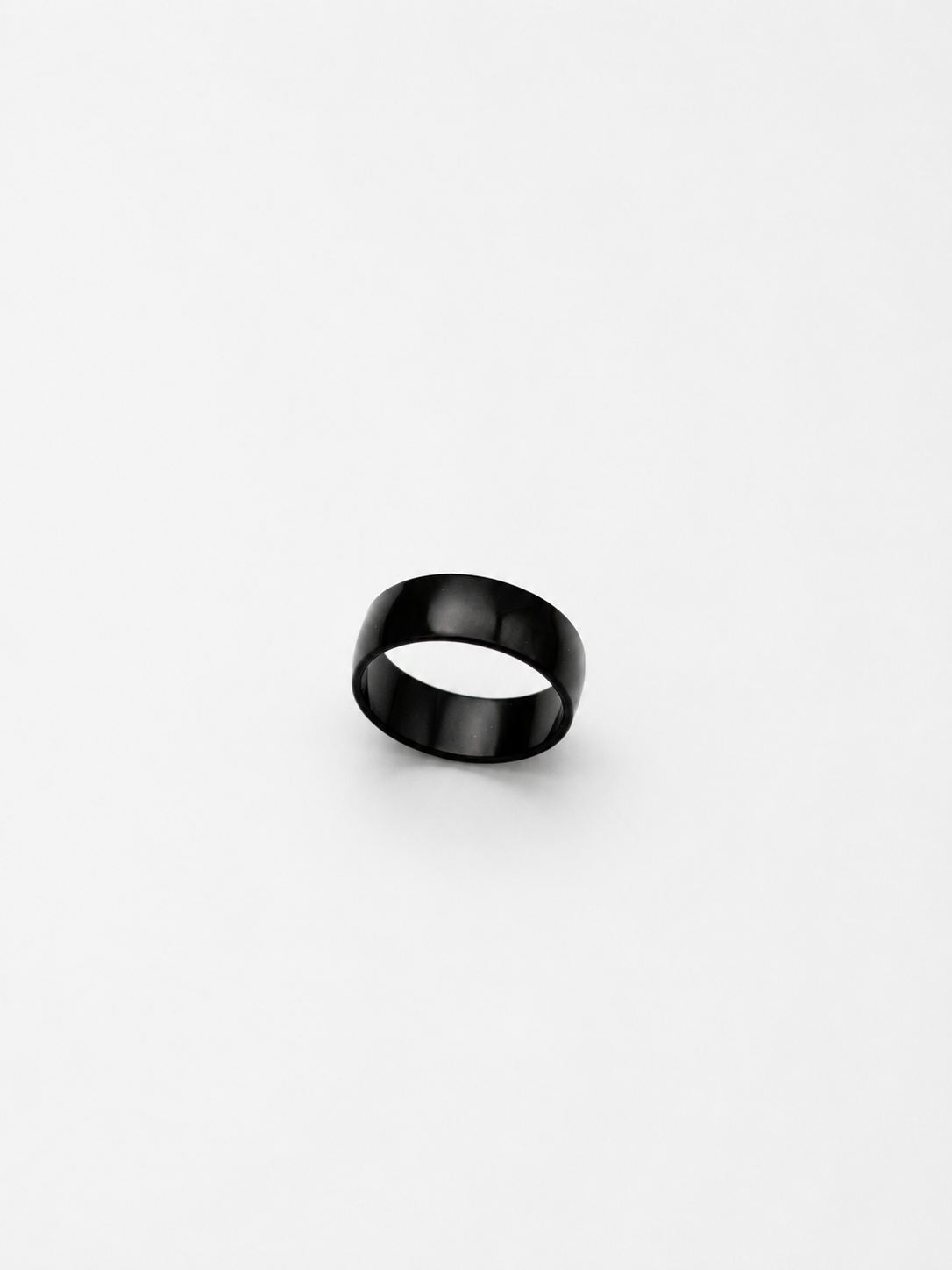 Classic Black Band Ring