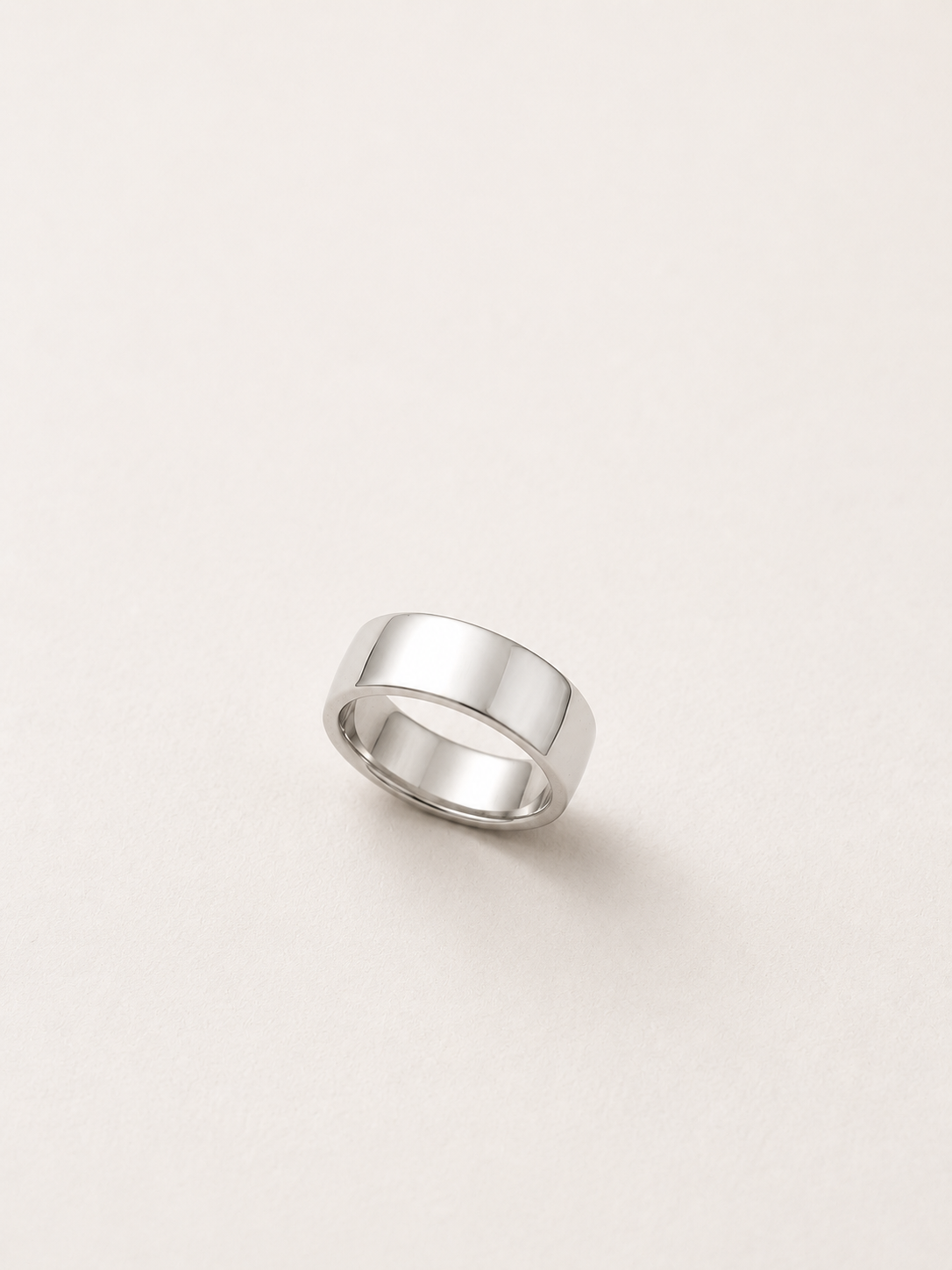 Silver Edge Contemporary Ring