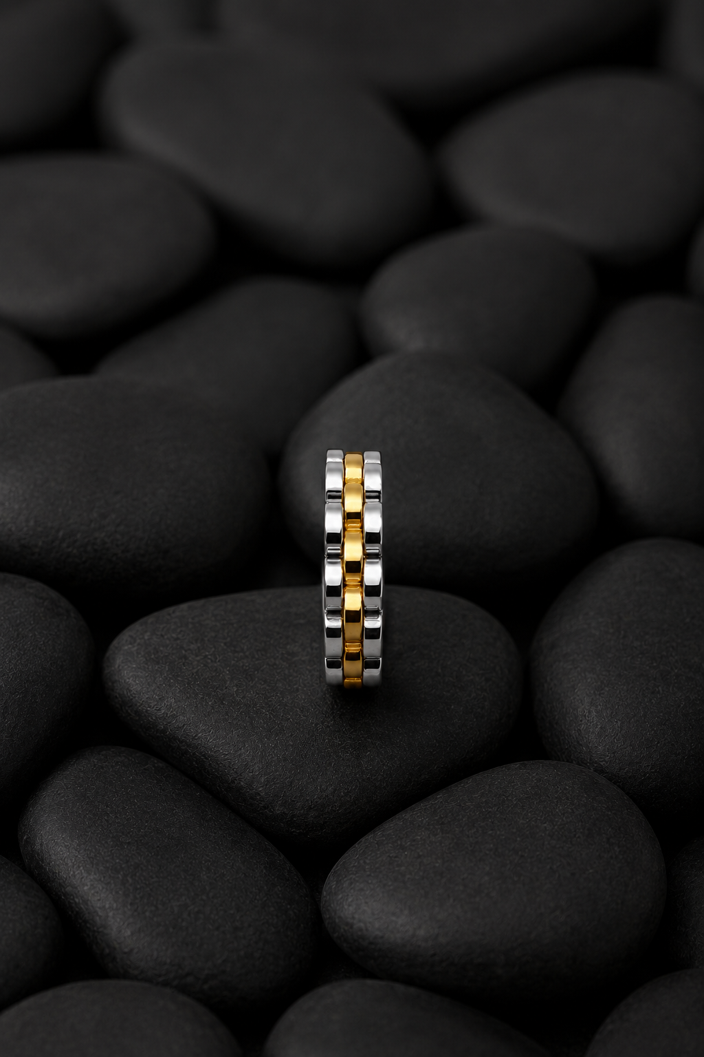 Chain Link Inspired Ring