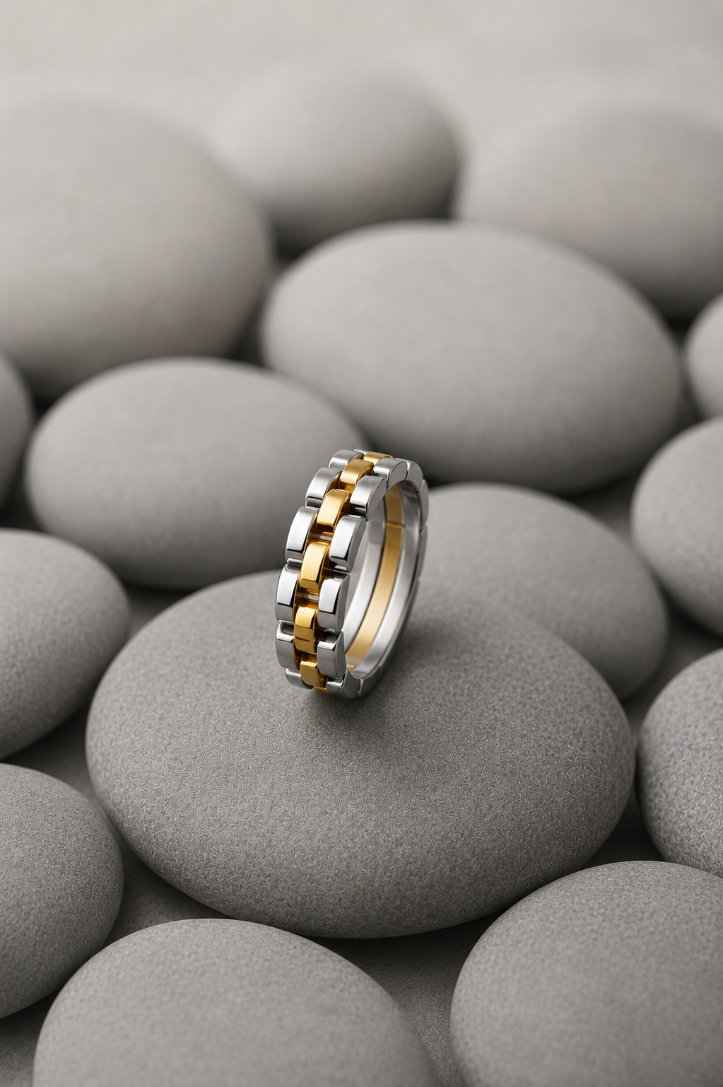 Chain Link Inspired Ring