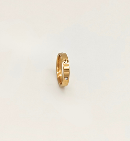 Gold Minimalist Band Ring