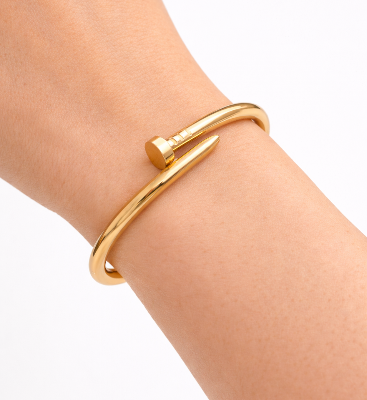 Gold Minimalist Bar Bangle