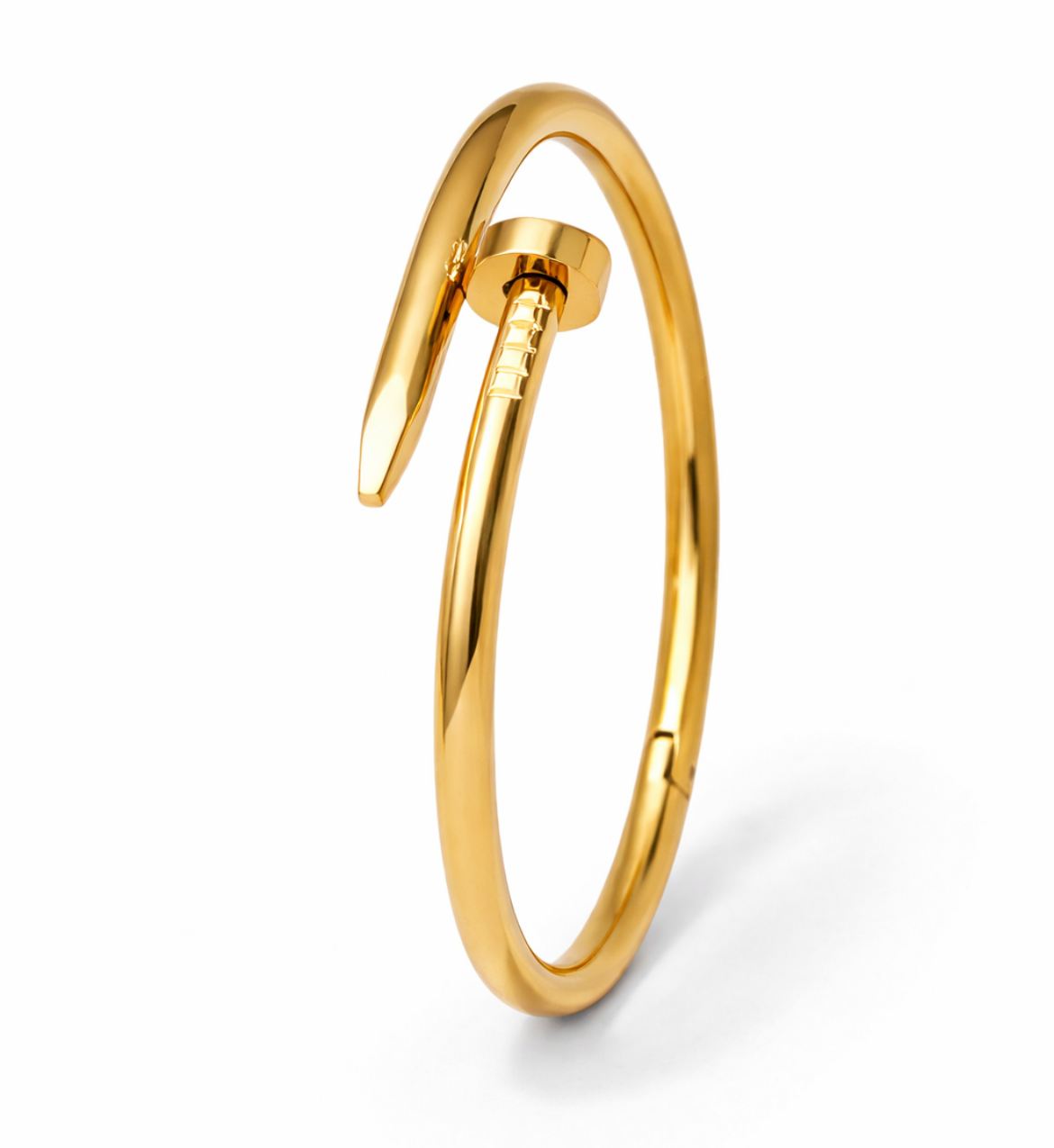 Gold Minimalist Bar Bangle
