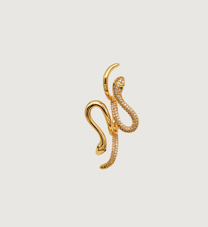 Snake-Inspired Statement Ring
