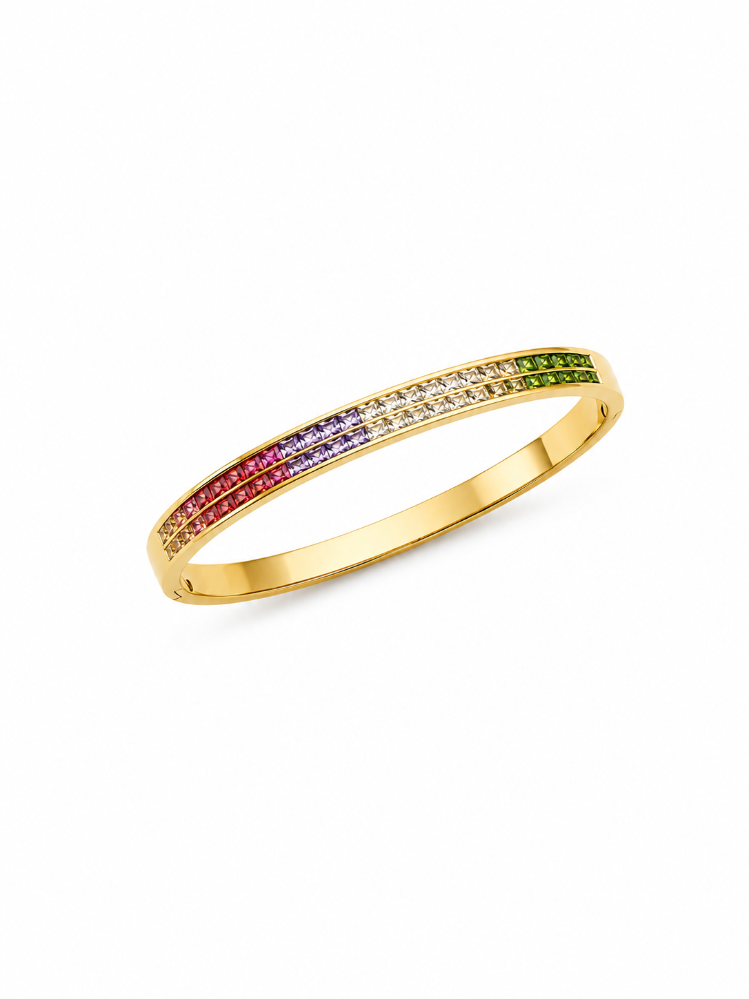 Prism Rainbow Crystal Bangle