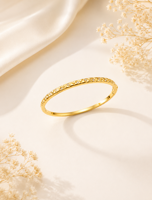 Celeste Studded Texture Bracelet