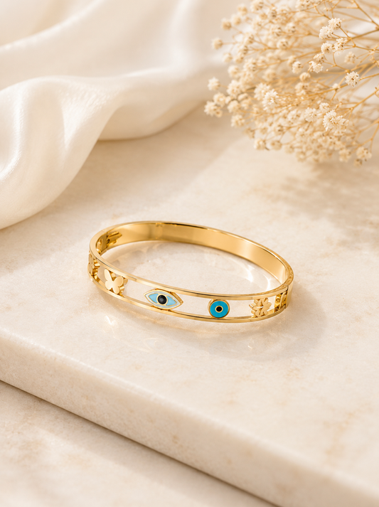 Evil Aura Charm Bangle