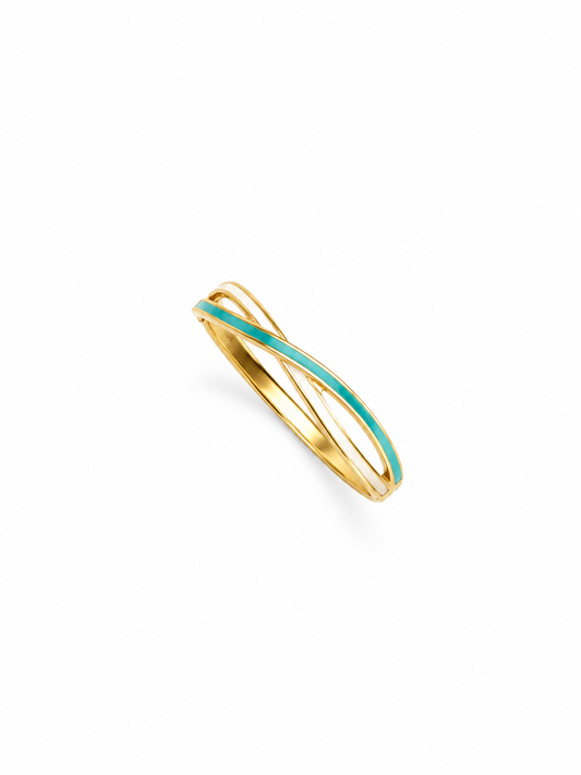 Azure Curve Statement Bangle